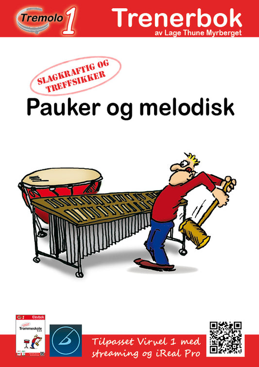 Tremolo 1 trenerbok forside - slagverksundervisning