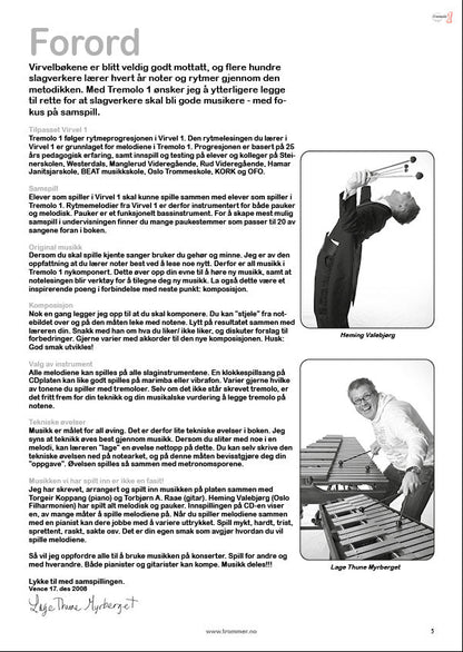 Tremolo 1 - grunntanker fra Lage og Heming Valebjørg