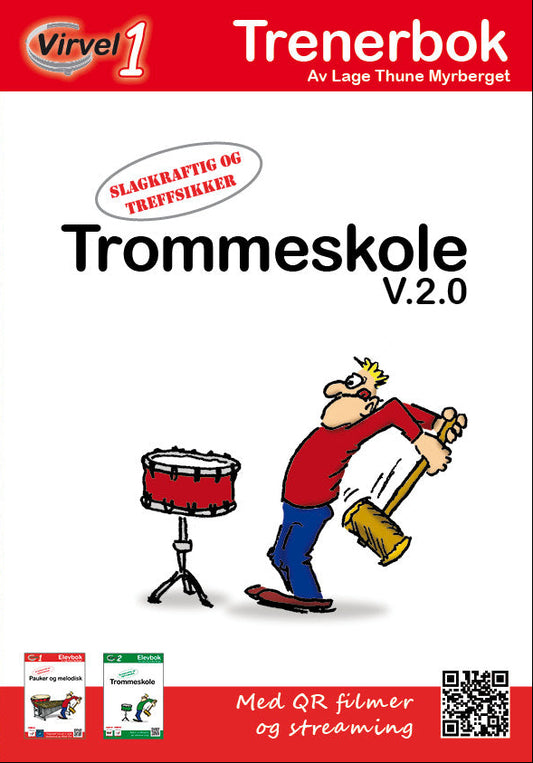 Virvel 1 trenerbok forside - pedagogisk guide for nybegynnere