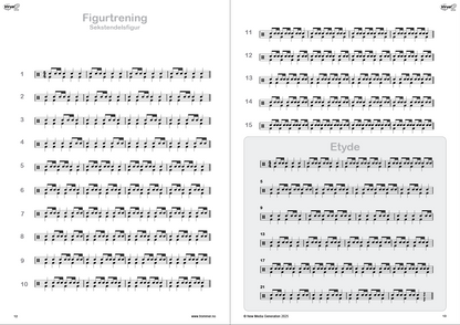 Virvel 2 - eksempel på ekstraøvelser og figurtrening