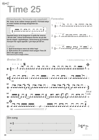Virvel 2 elevbok time 25 - avanserte rytmer og samspill